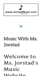 Mobile Screenshot of jorstadmusic.com